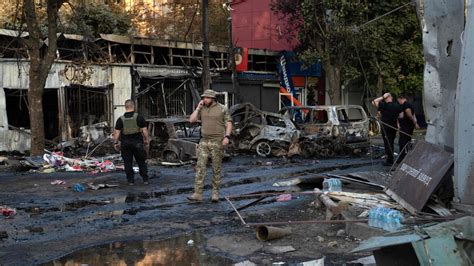 A Russian strike on a market in eastern Ukraine kills 17 and wounds dozens, officials say